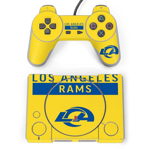NFL Los Angeles Rams White Performance Series PlayStation Classic Bundle Skin
